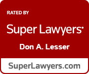 Rated By Super Lawyers | Don A. Lesser | SuperLawyers.com